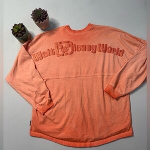 Walt Disney World 2019 Coral Peach Ombre Spirit Jersey Size L